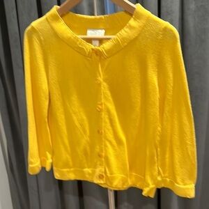 Yellow Cardigan Sweater
